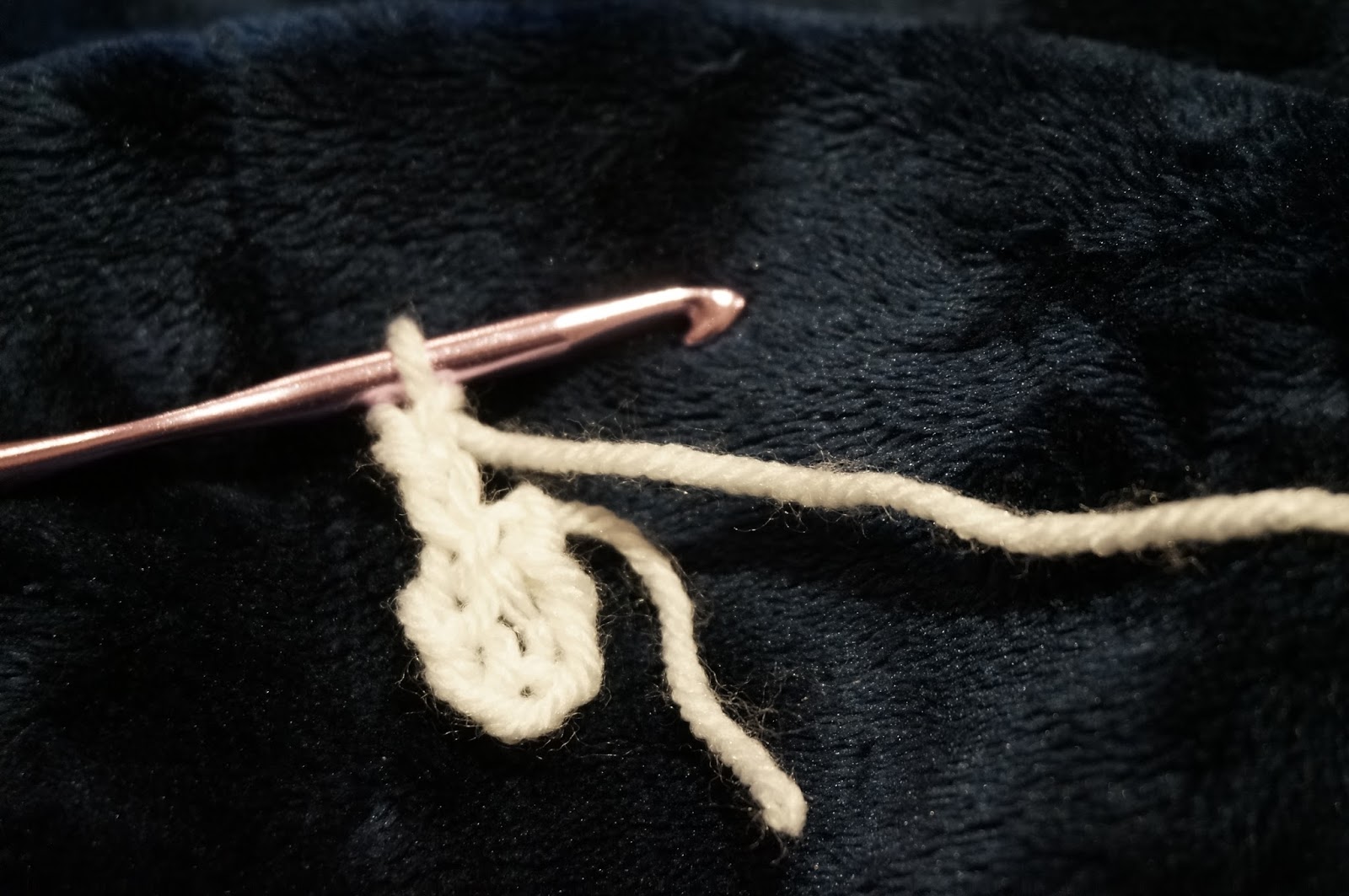 How to crochet half circle, written pattern