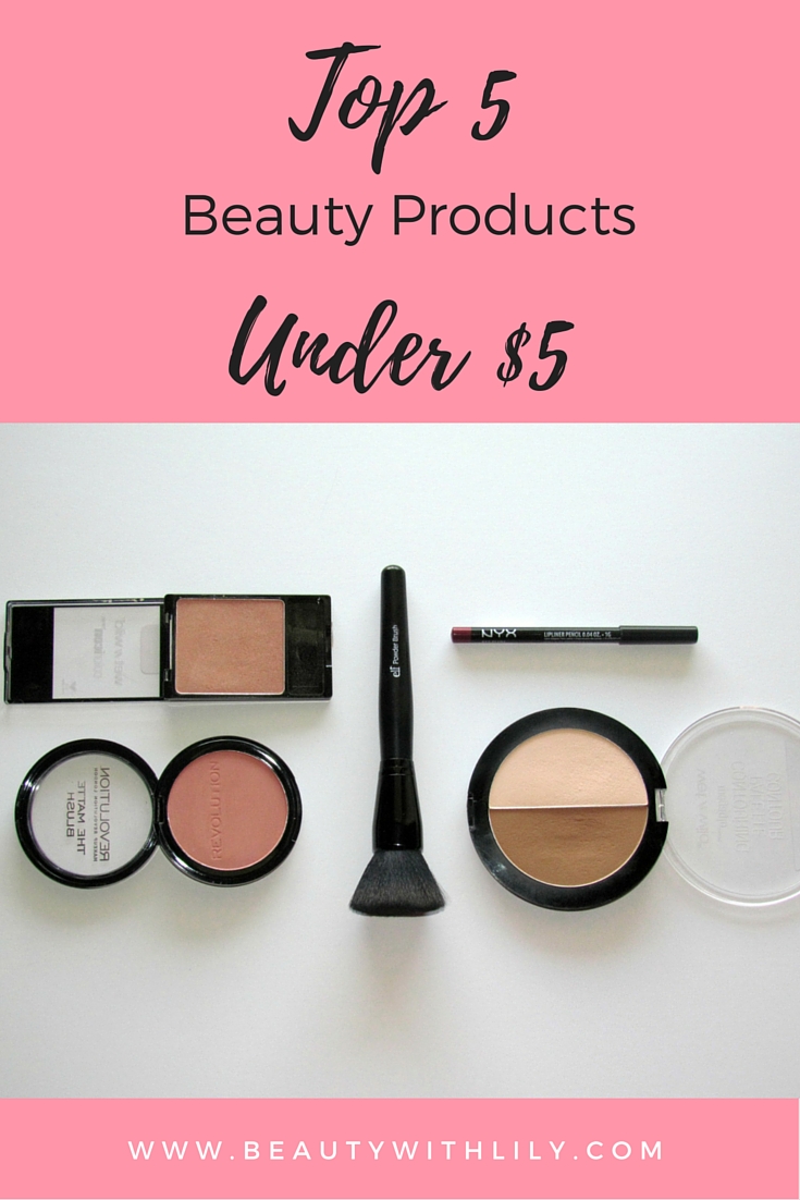 Best 5 beauty products UNDER $5! | beautywithlily.com 