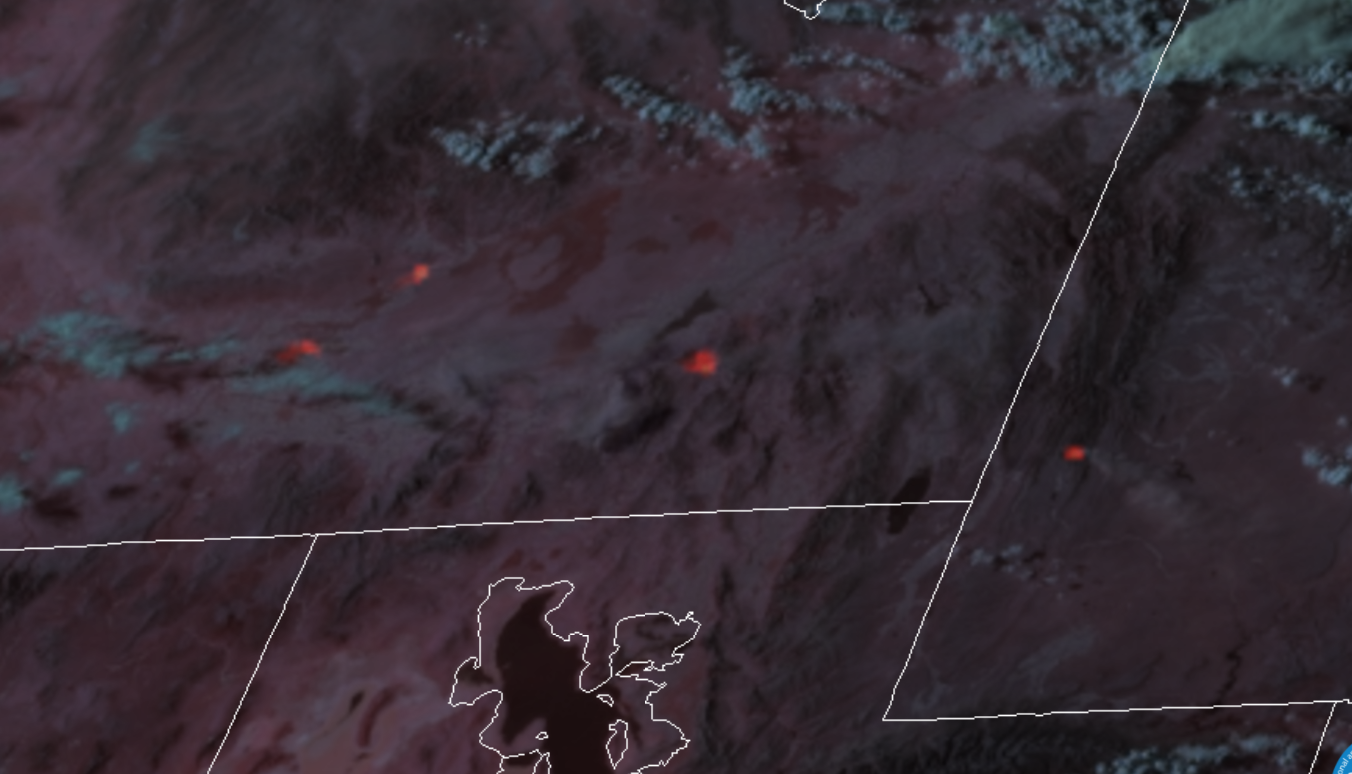 Smoky Saturday Afternoon in Afton Wyoming Star Valley Weather