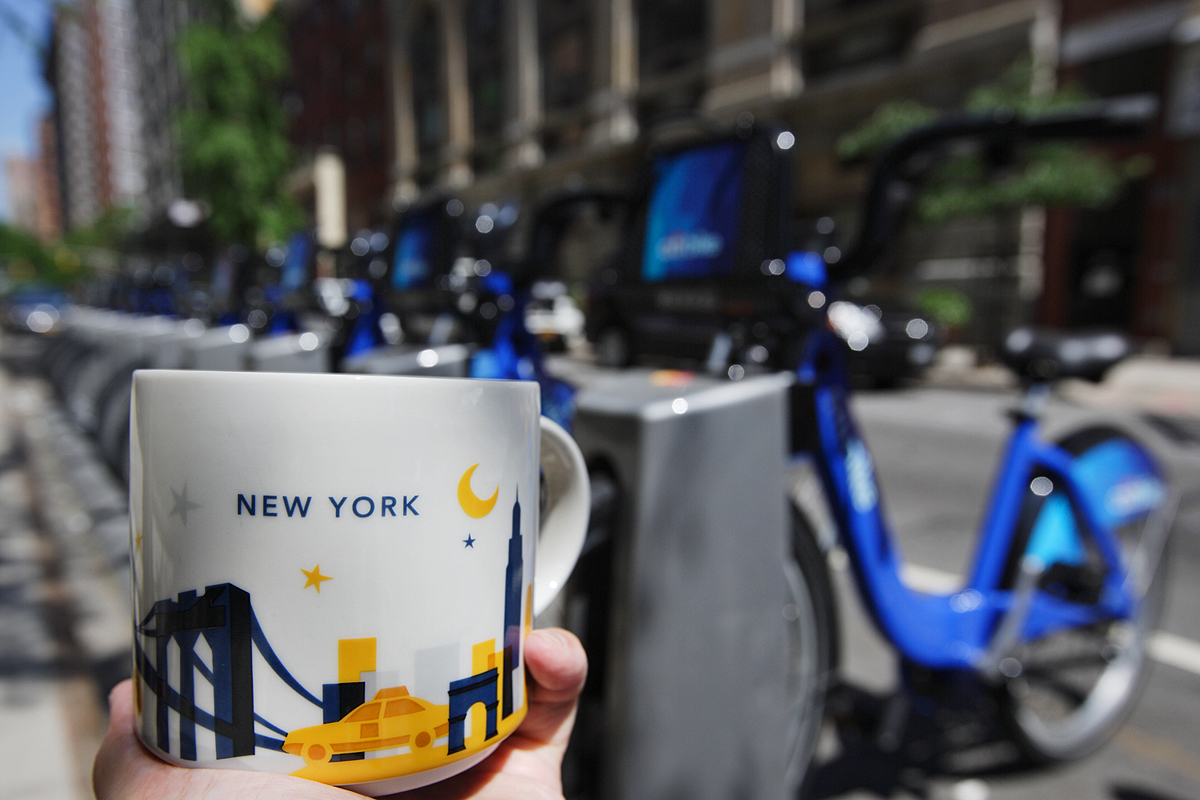 Out Last Night Starbucks Mug Collection New York City 'You Are Here'