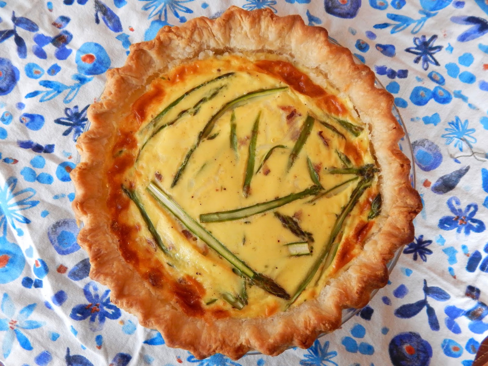 The Nerdy Chef Asparagus & Fontina Quiche