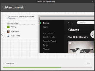 LinuxMint19 Tara installation slide show listen to music pod-casts and radios LinuxMint19 Tara installation slide show listen to music pod-casts and radios