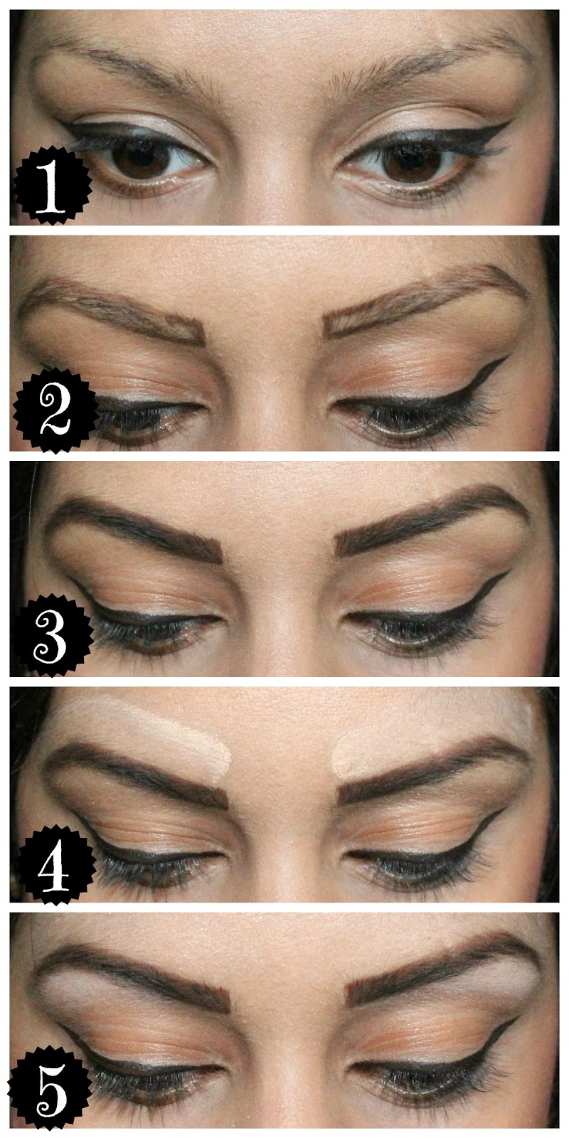 How To Do Eyebrows With Eyeshadow Eyebrow Makeup Tips Step by Step