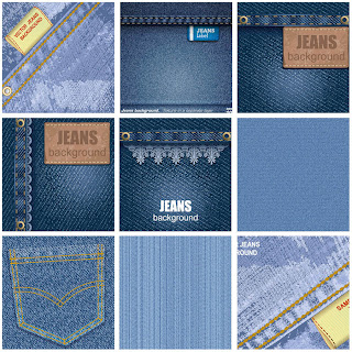 ジーンズ素材のテクスチャ 背景 jeans textures and backgrounds イラスト素材