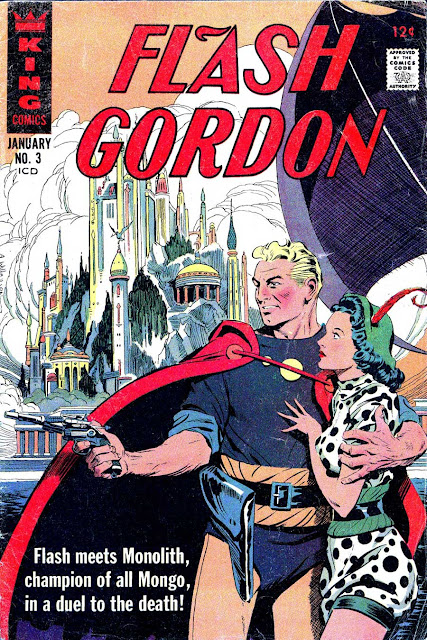 Flash Gordon v4 #3 1960s silver age science fiction comic book cover art by Al Williamson Flash Gordon v4 #3 1960s silver age science fiction comic book cover art by Al Williamson
