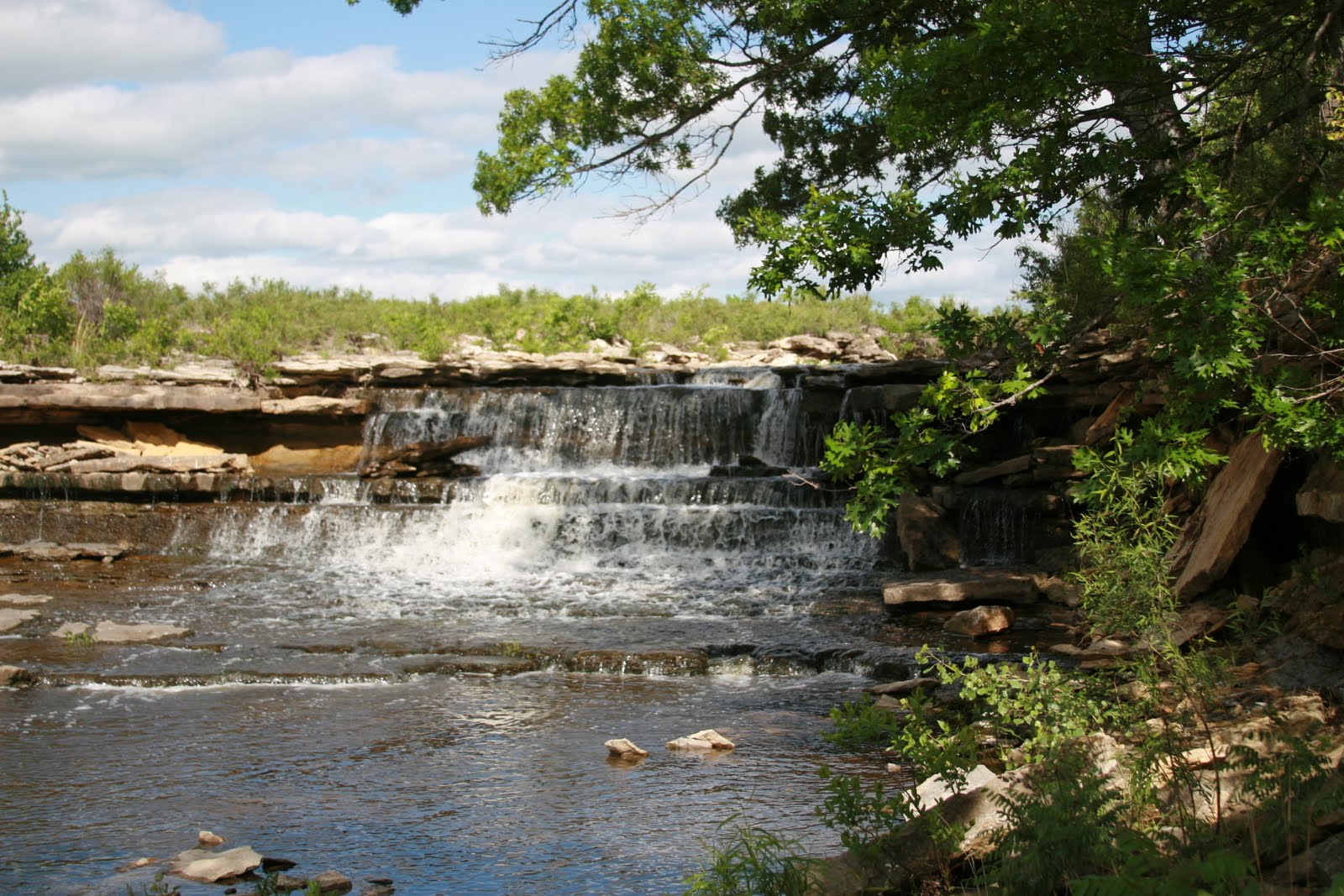 Home on the Range Shidler Water Falls and some comments about todays blog