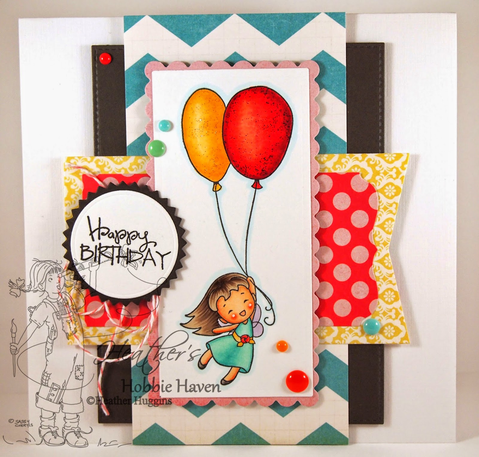 Heather's Hobbie Haven - Daphne's Balloon Card Kit