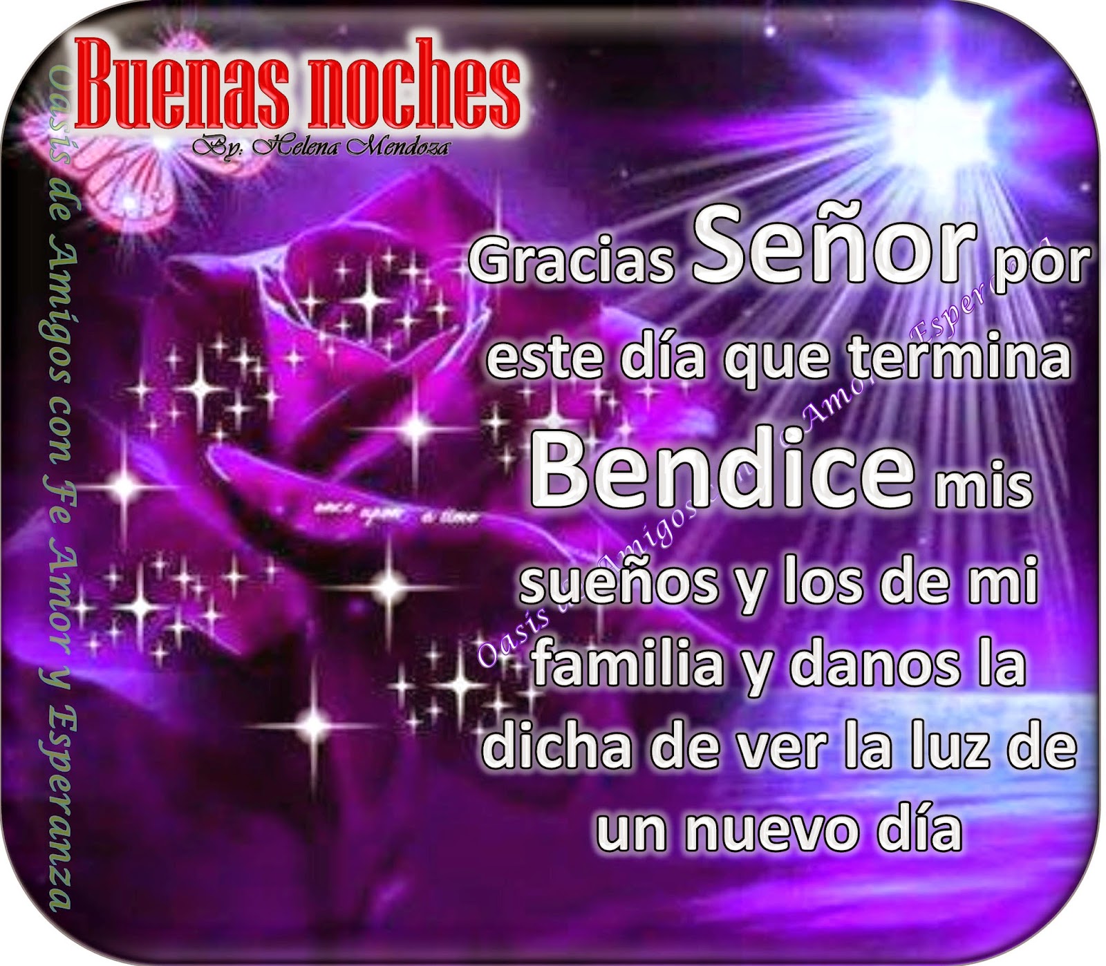 feliz noche hermosa familia