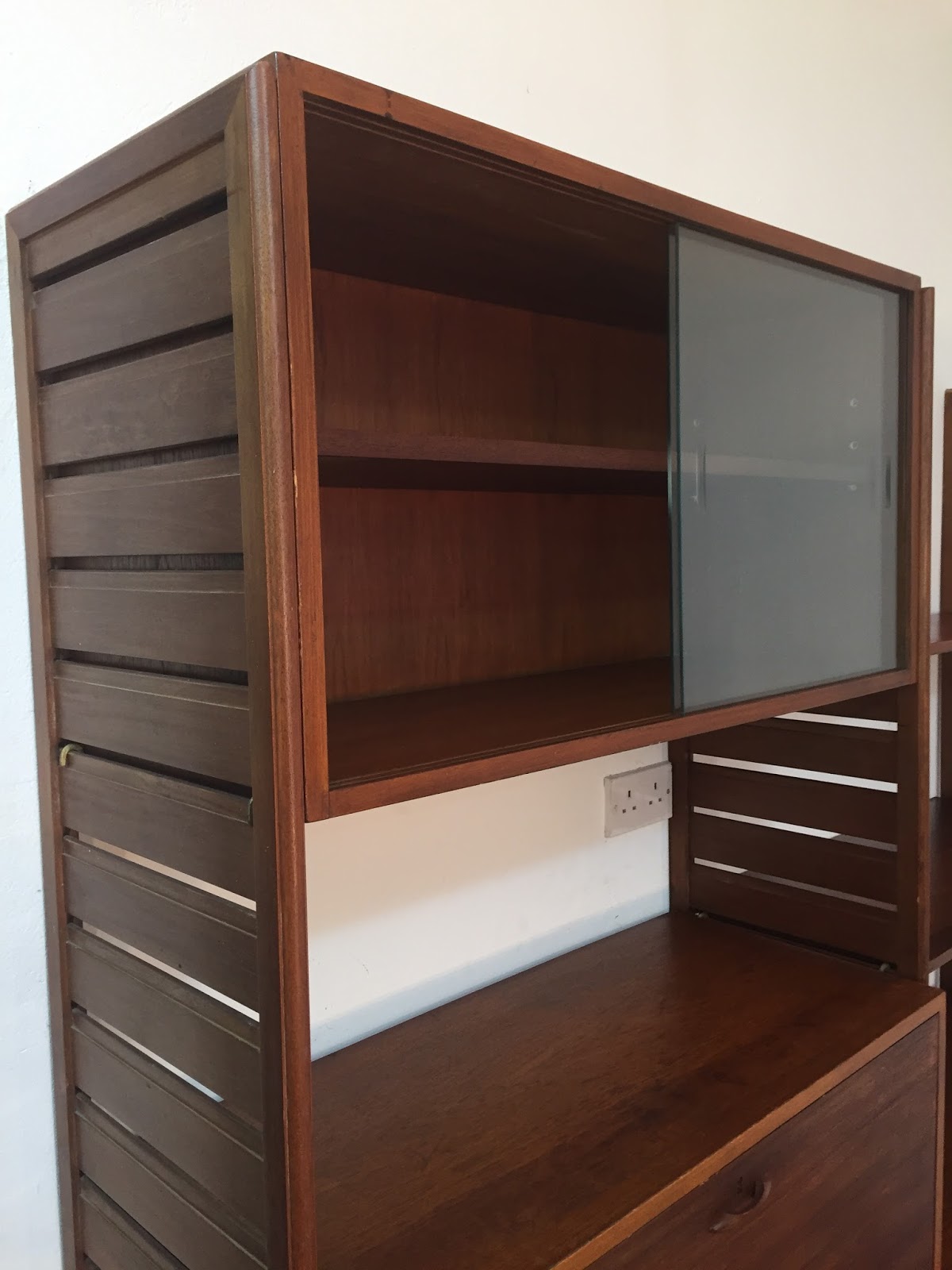 Vintage Furniture Ireland OCD Ladderax Modular Shelving Unit Open