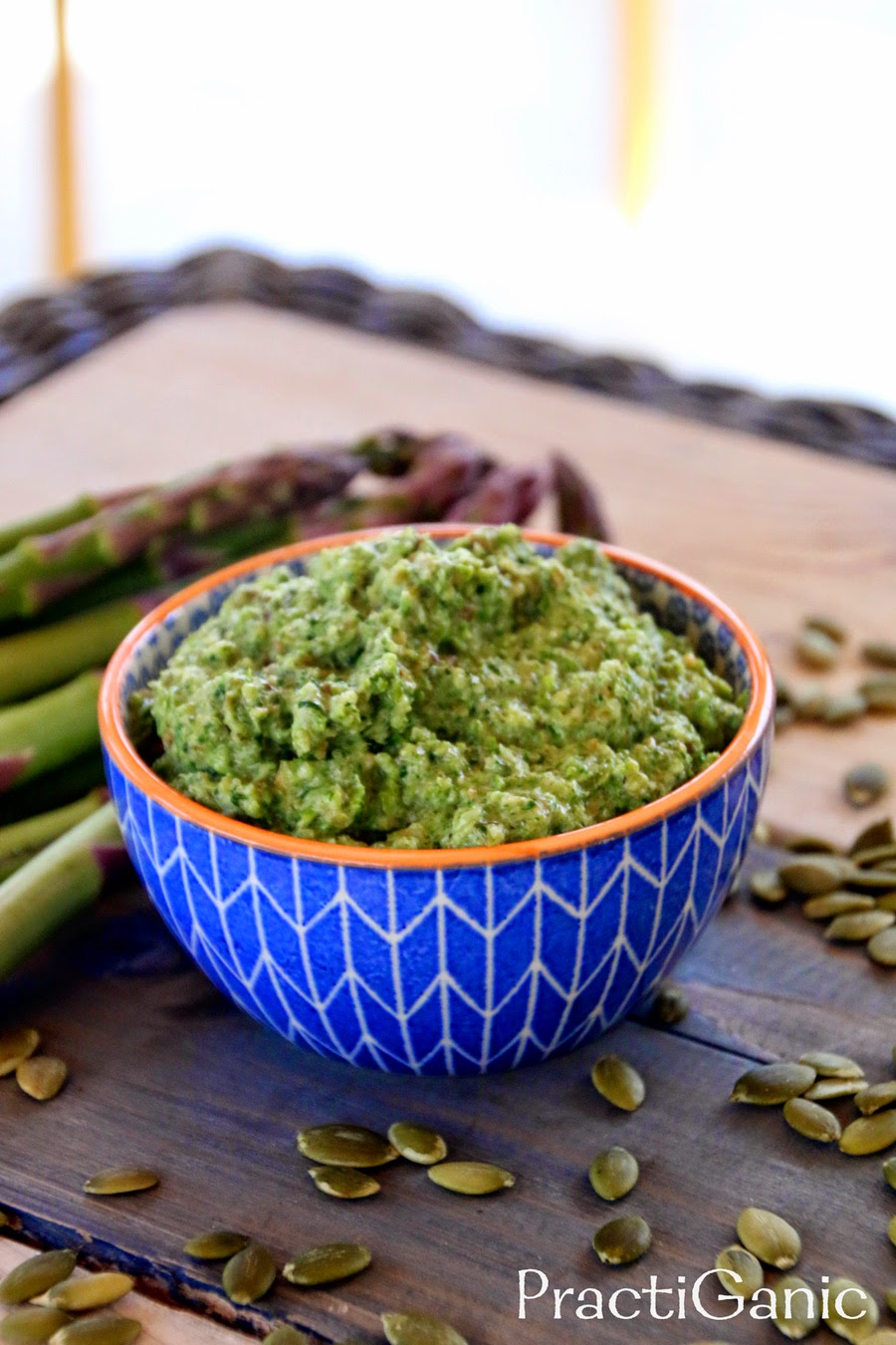 Asparagus & Pepita Pesto PractiGanic Vegetarian Recipes and Organic Living