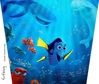 Buscando a Dory: Etiquetas para Candy Bar para Imprimir Gratis. Etiquetas de Buscando a Dory para imprimir gratis.