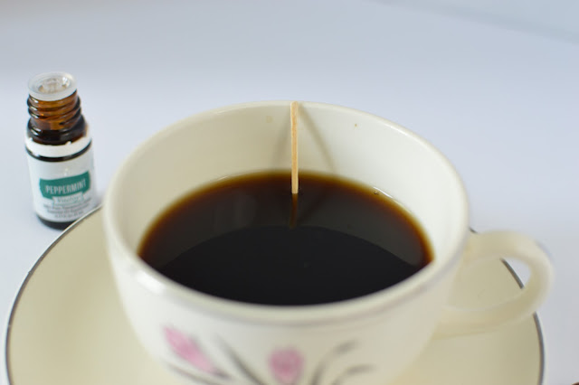 Add peppermint to your coffee using...a toothpick