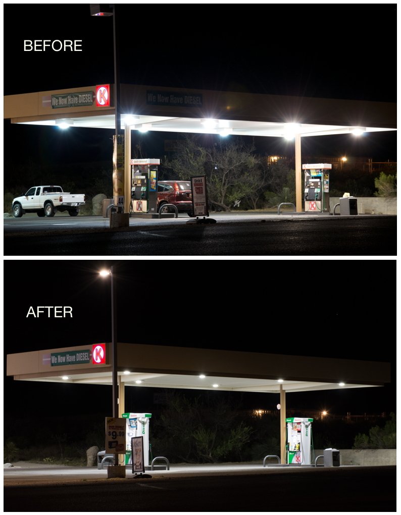 Look what happened when Circle K improved its canopy lighting PLEASE