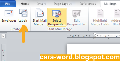 Cara Membuat Label Undangan Di Ms Word Cara Membuat Label Undangan Di Ms Word