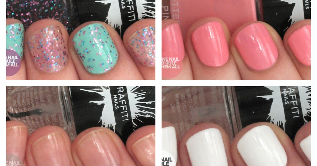 One Nail To Rule Them All: Graffiti Nails - Swatches Part 2