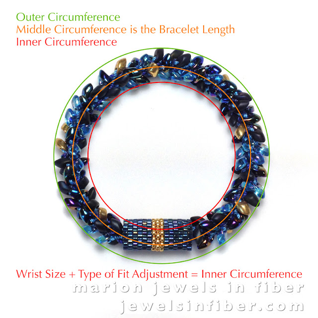 Marion Jewels in Fiber News and Such Bracelet Length Calculator