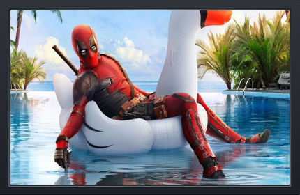 Deadpool 2 Relax Piscine - Fond d'écran en Full HD