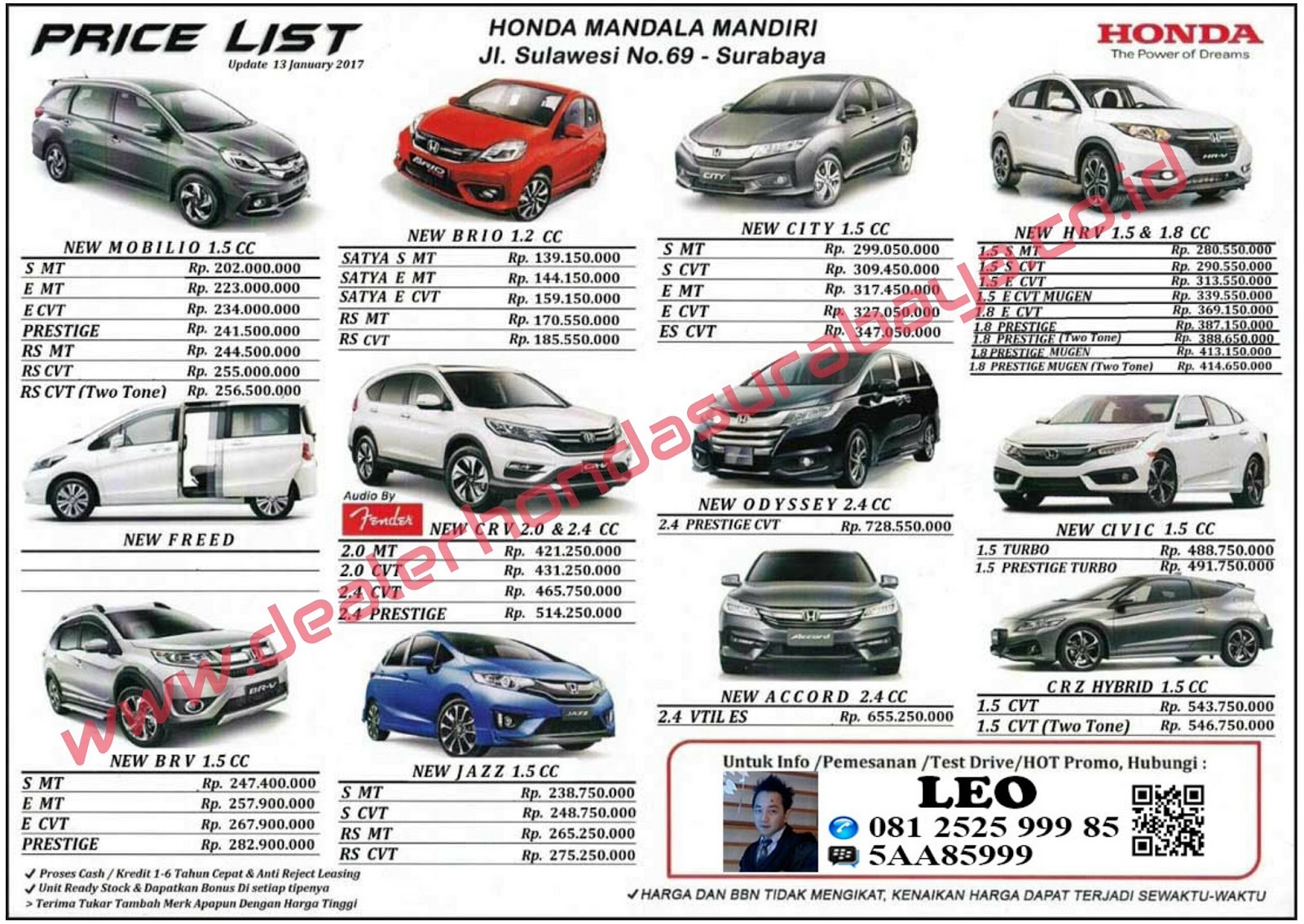 Harga Honda Crv Terbaru Surabaya Pelekmodif