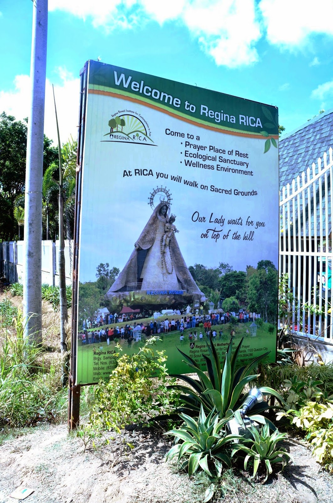 Regina RICA A Place of Prayer, Pilgrimage and Peace at Tanay, Rizal