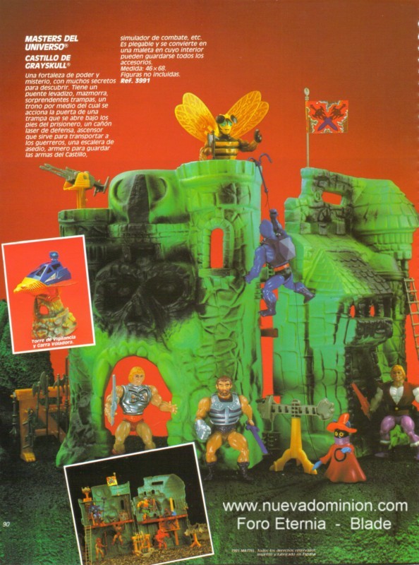 Toys from the Past 12 MASTERS OF THE UNIVERSE CASTLE GRAYSKULL (1982)
