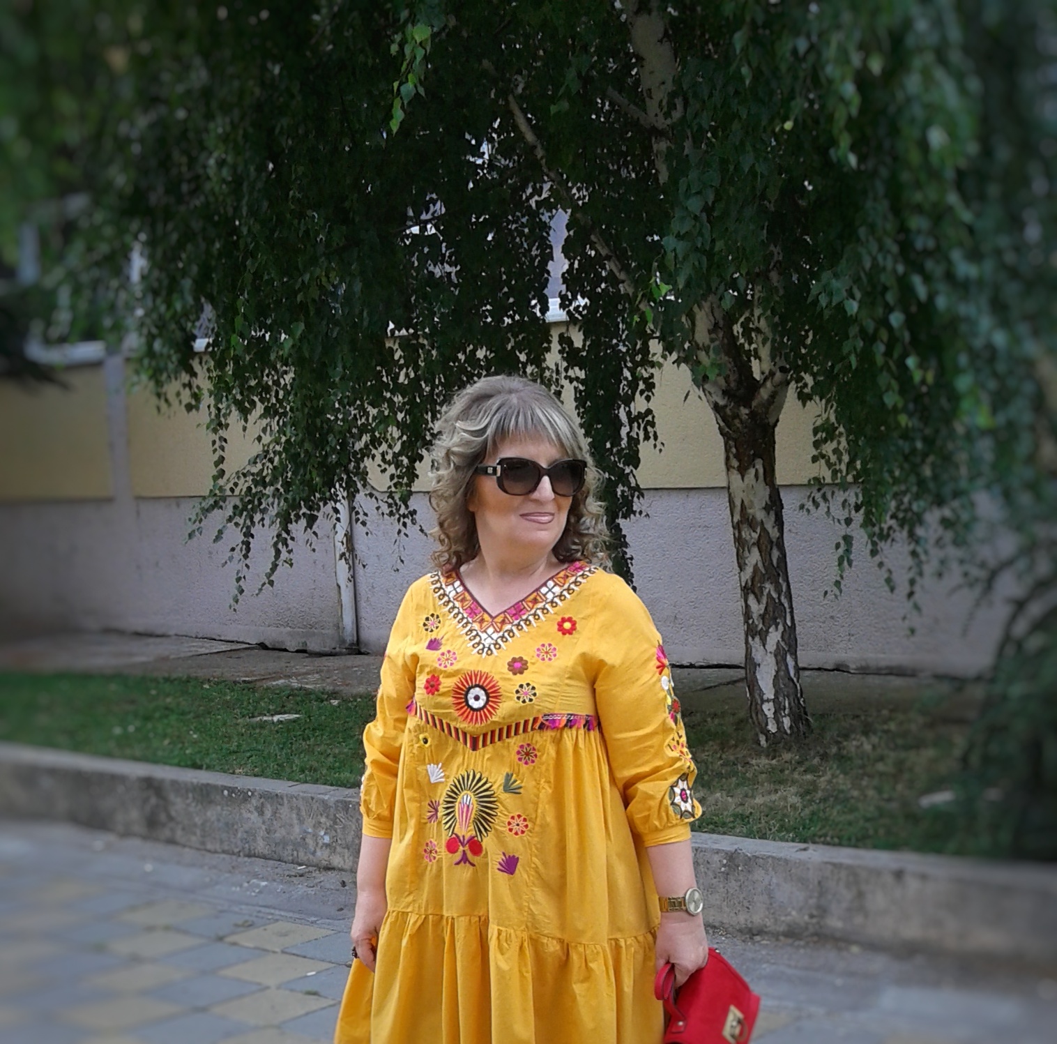 VESNA Zaful orange dress