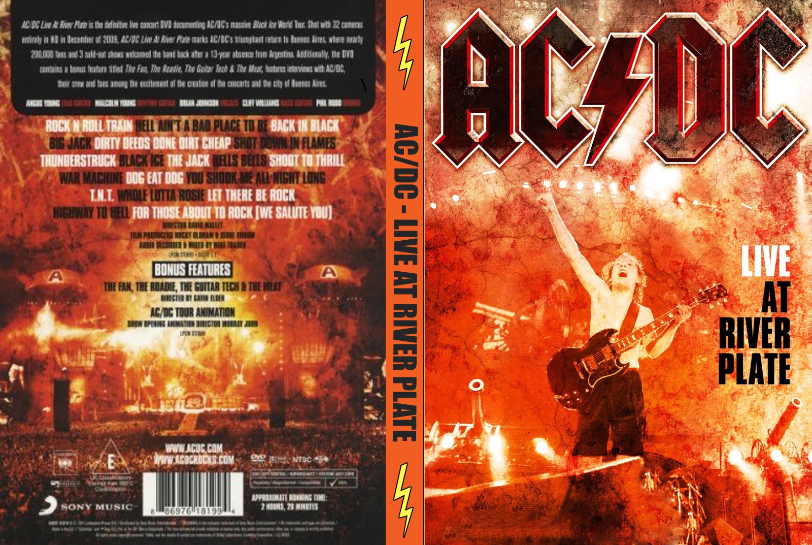 Capa AC/DC - Live At River Plate:Covers Filmes