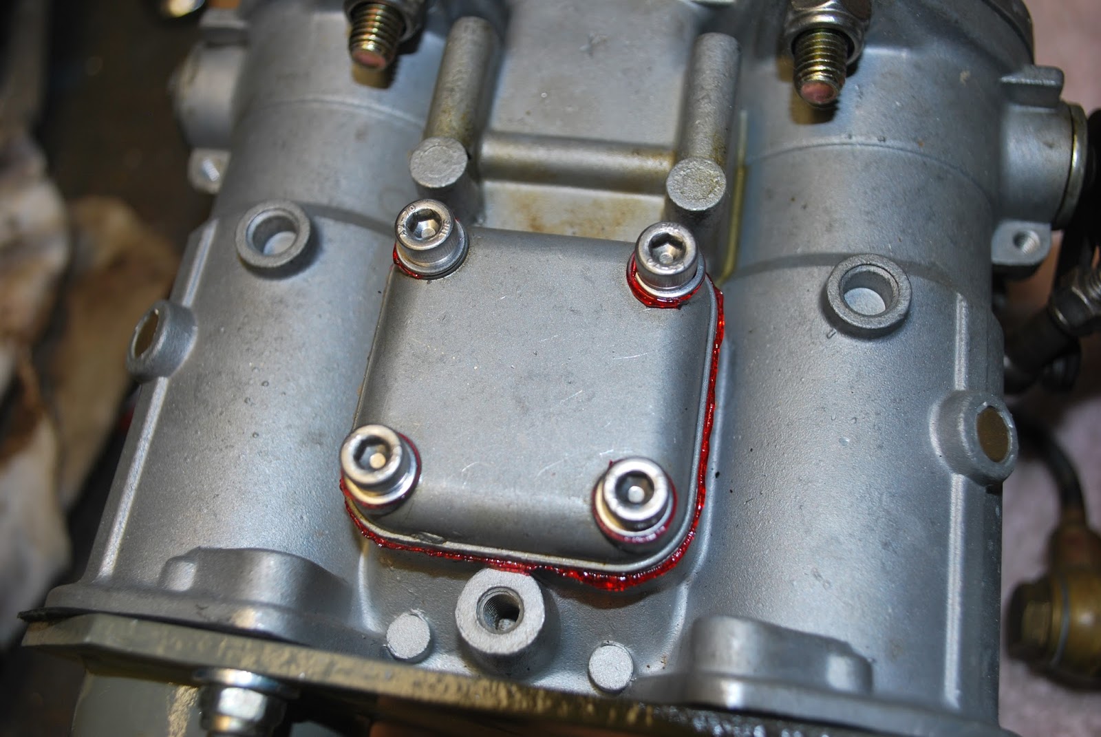 Paul's R1135 Gordini Restoration: Webers should stop leaking now.