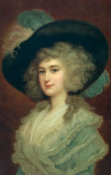 bumble button: Postcard Ephemera of Historic French and English Ladies ... 18th Century French Women