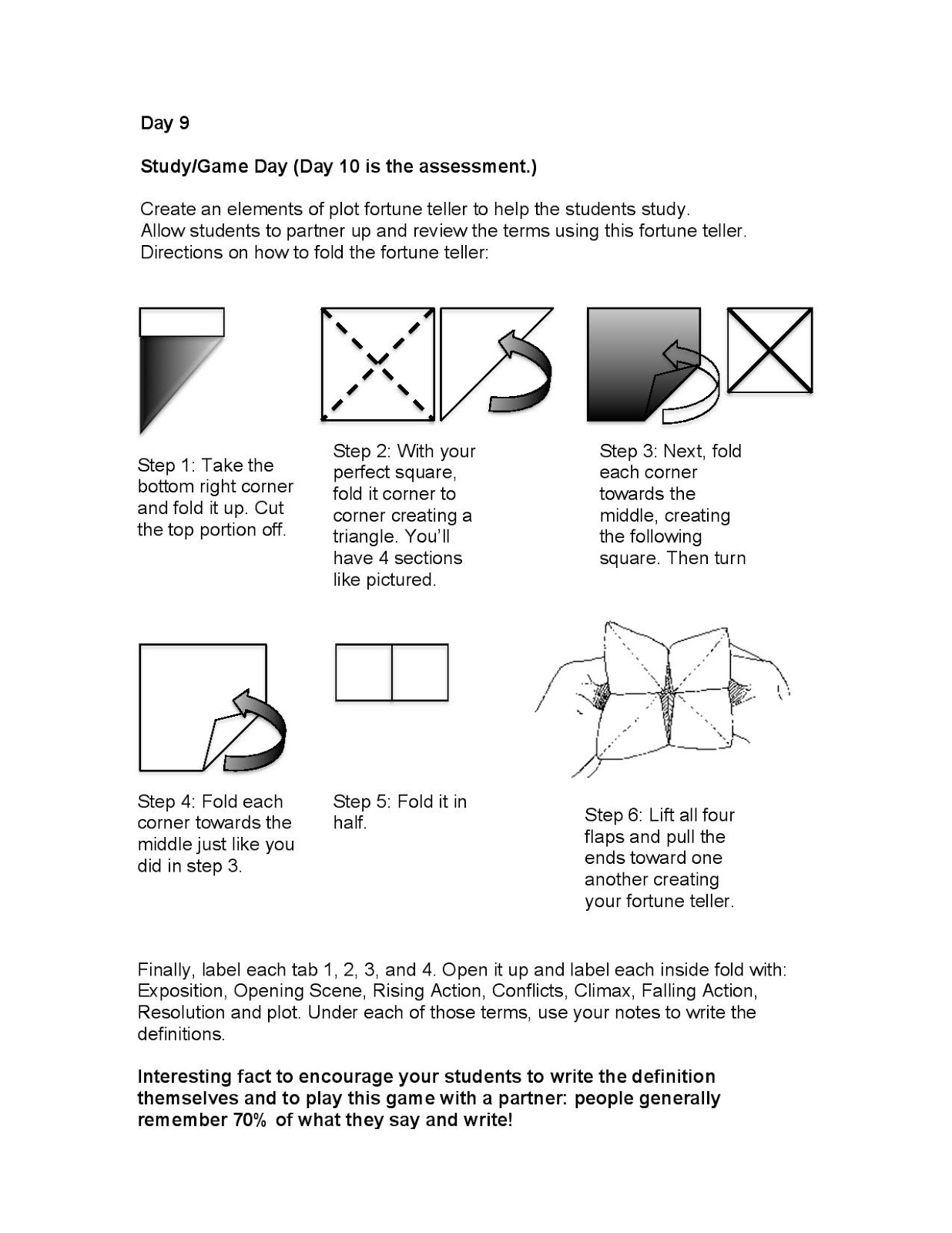 RafiKEY's to Success: Secondary Elements of Plot Unit