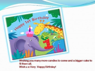 1st Birthday Wishes Messages for Baby Boy