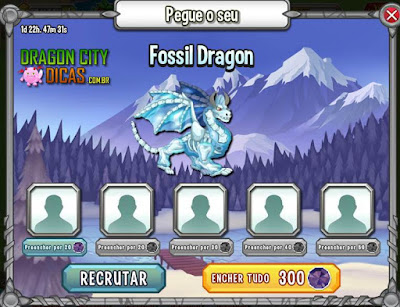 Ganhe o Dragão Fóssil! Ganhe o Dragão Fóssil!