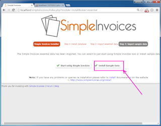 Install SimpleInvoices on Windows 7 with XAMPP tutorial 14