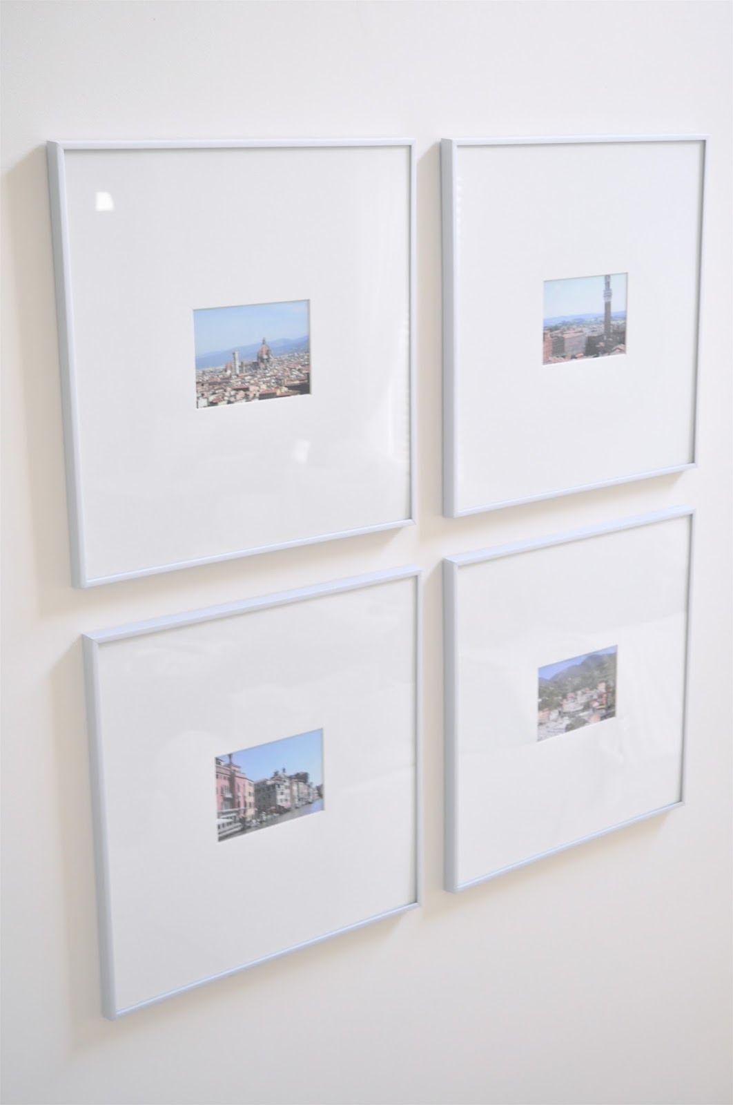 Olive & Gray Pottery barn inspired oversized picture frames....