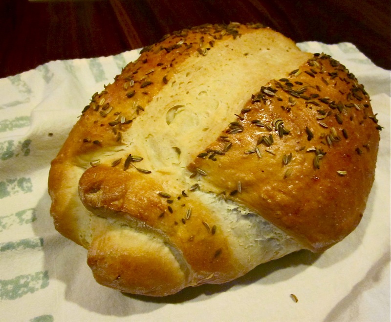 Popo's River Hungarian bread with fennel seeds