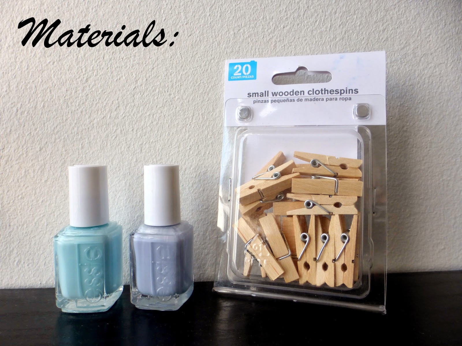 DIY Chevron Clothespin Jewelry Hangers La Vie en May Petite