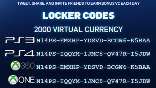 NBA 2K14 Locker Code Free 2000 VC