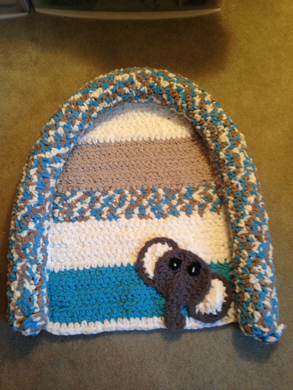 The Perfect Stitch... Crochet Baby Nest/Lounger