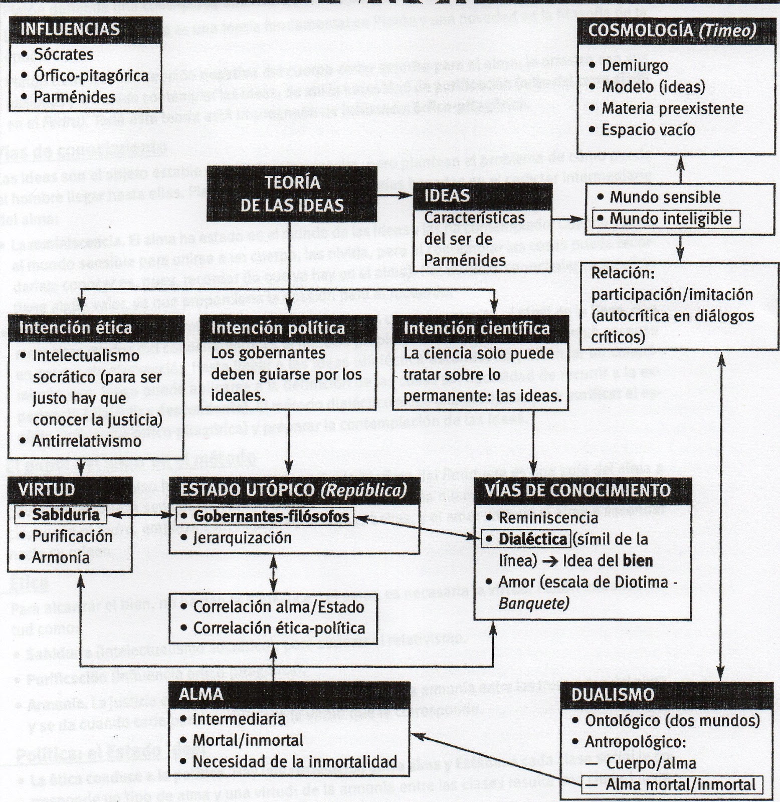 Filosofía SVB La teoría de Platón
