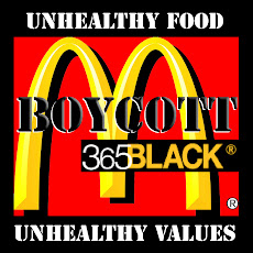 Boycott 365Black at McDonald's