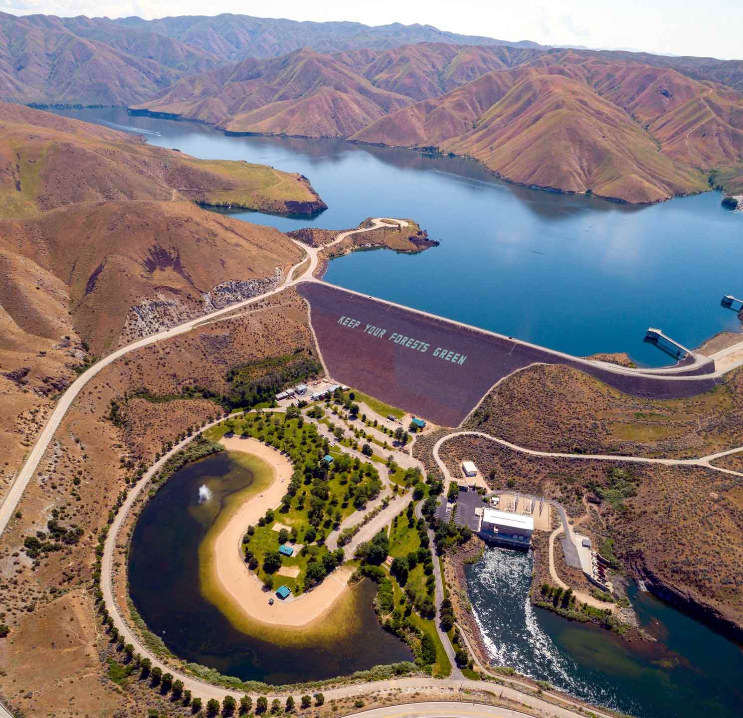 Lucky Peak State Park is the perfect place for swimming, picnicking