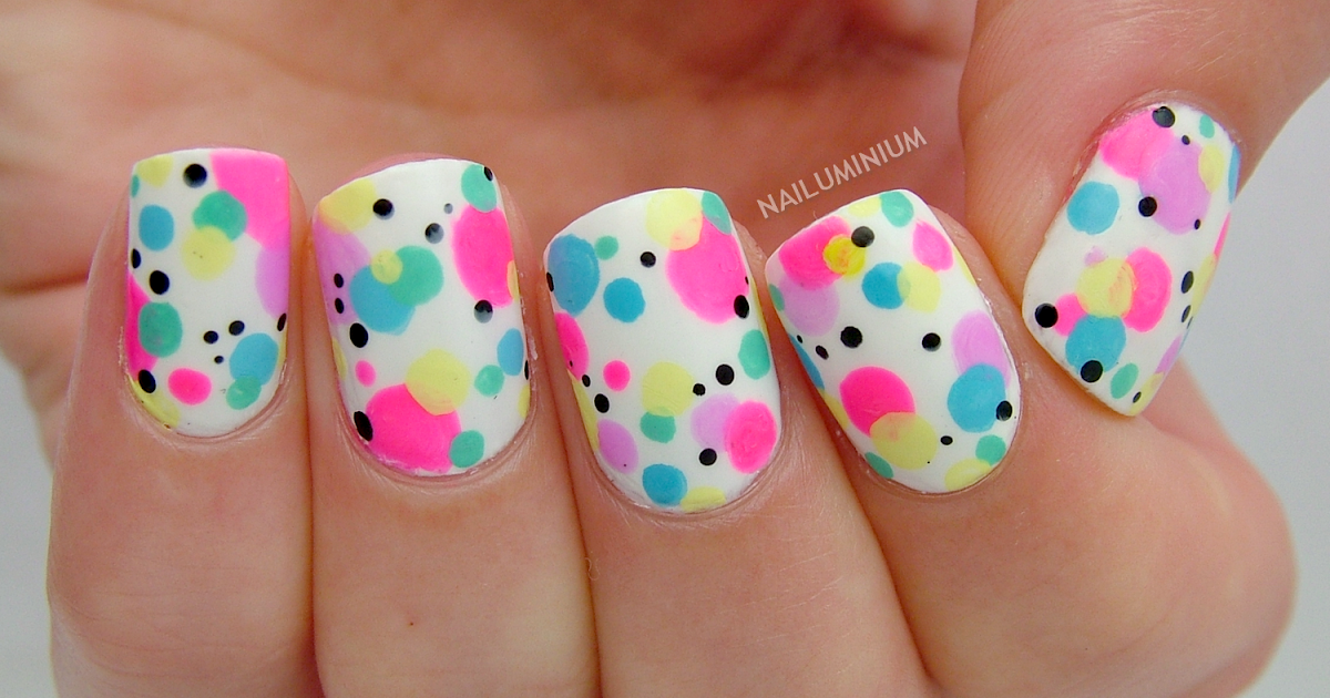 Nailuminium: Matte Dots & Candy Colors Fluorescent Polish #11 Review