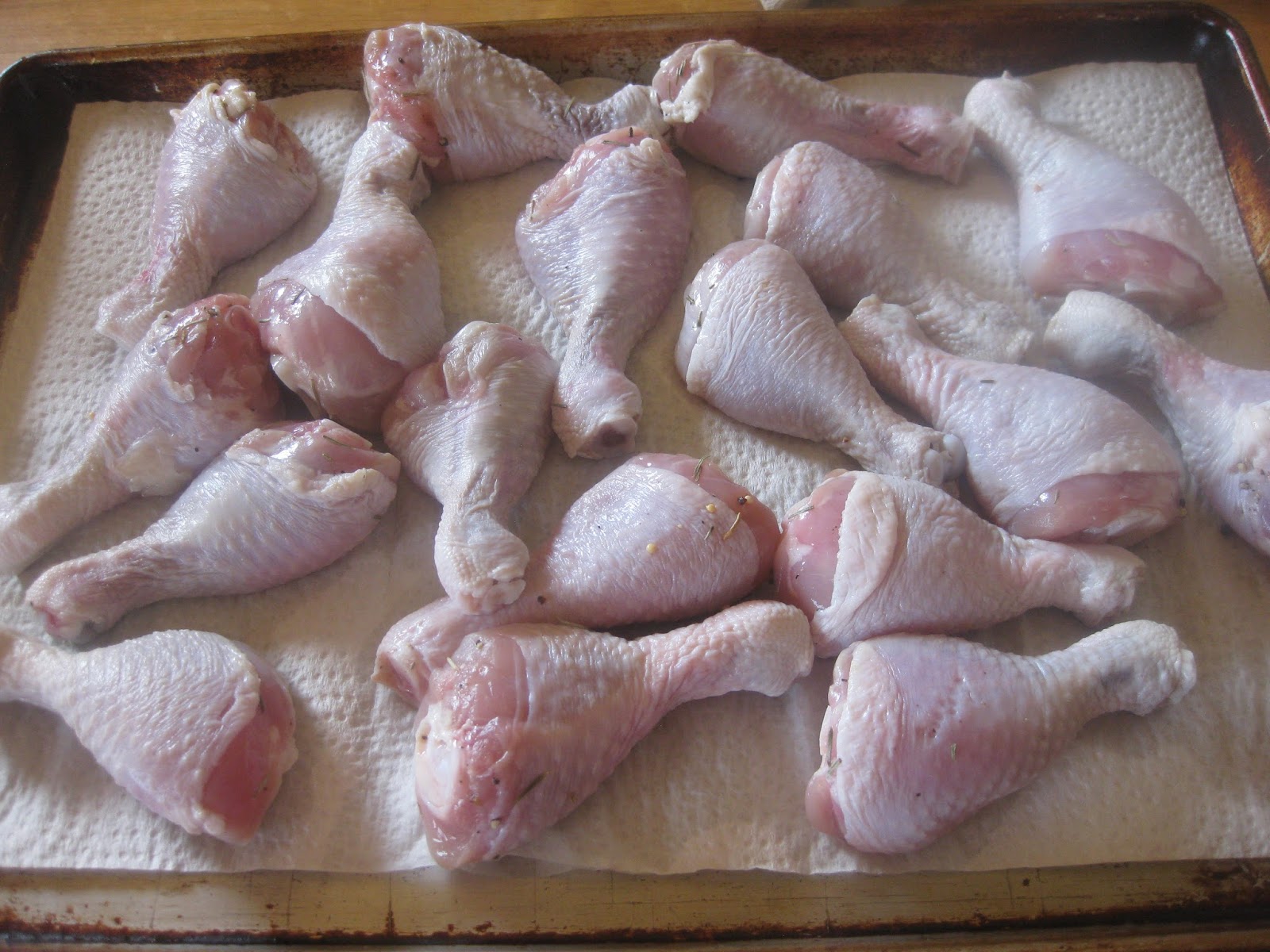 Almost Wasted Crown Royal and Maple Syrup Chicken Drumsticks