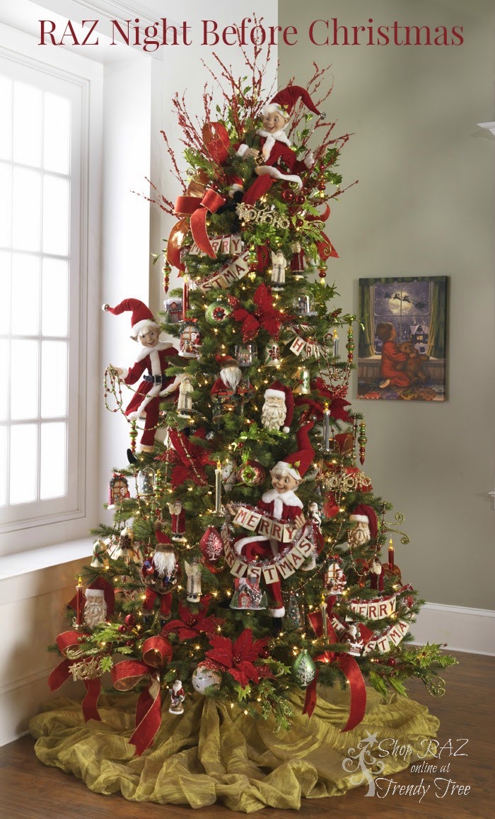 RAZ Christmas Decorations: Trendy Tree Sneak Peek of 21 RAZ Christmas ...