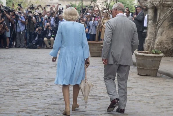 Prince Charles and his wife Camilla, the Duchess of Cornwall, toured Old Havana