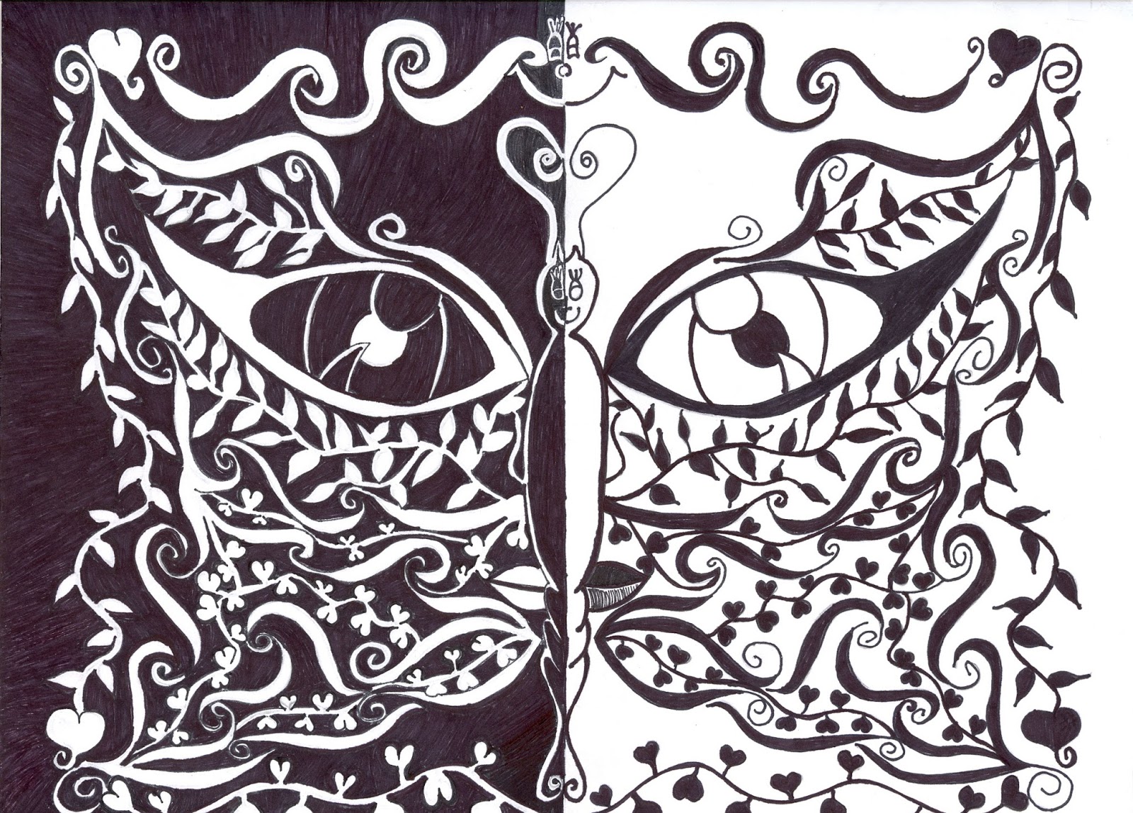 POSITIVE/NEGATIVE BUTTERFLY ASSIGNMENT