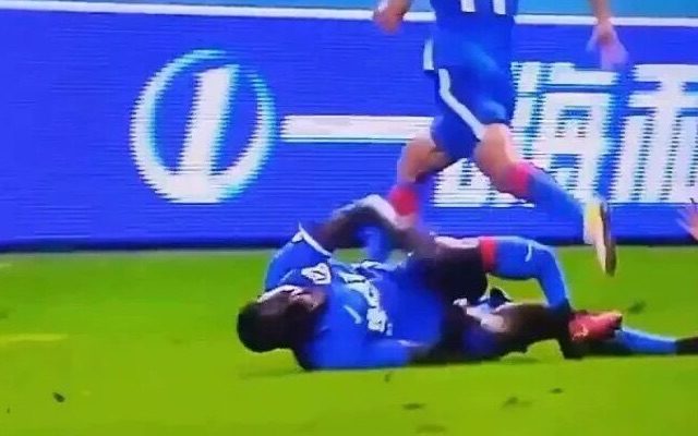 demba ba horror tackle