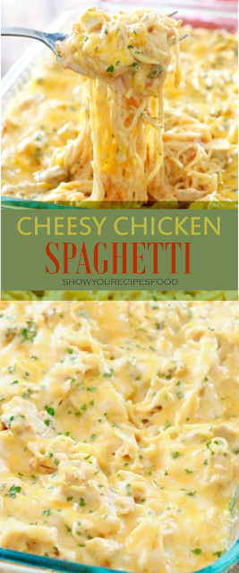 CHEESY CHICKEN SPAGHETTI | Show You Recipes