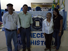 Prof. José Antônio, Adailton, prof. Verônica Nunes e a Profª Ana Luzia