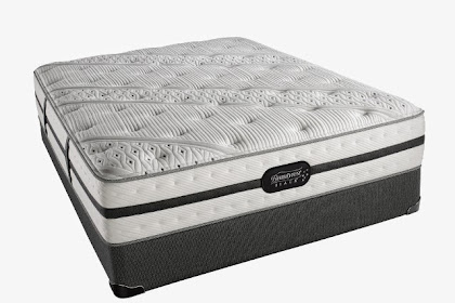 King Or Cal.King Simmons Beautyrest Dark Ava Luxury Theatre In Addition To An Ever-Eden Ii Soft Talalay Latex Topper.
