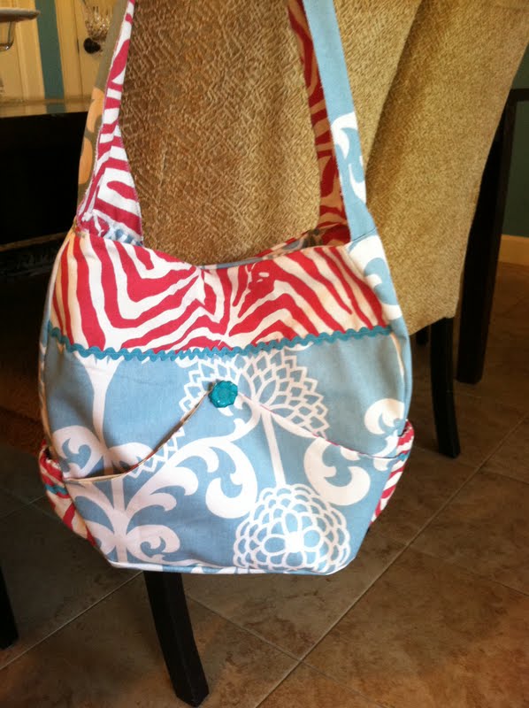 Prudently Painted Vintage: A diaper bag tutorial